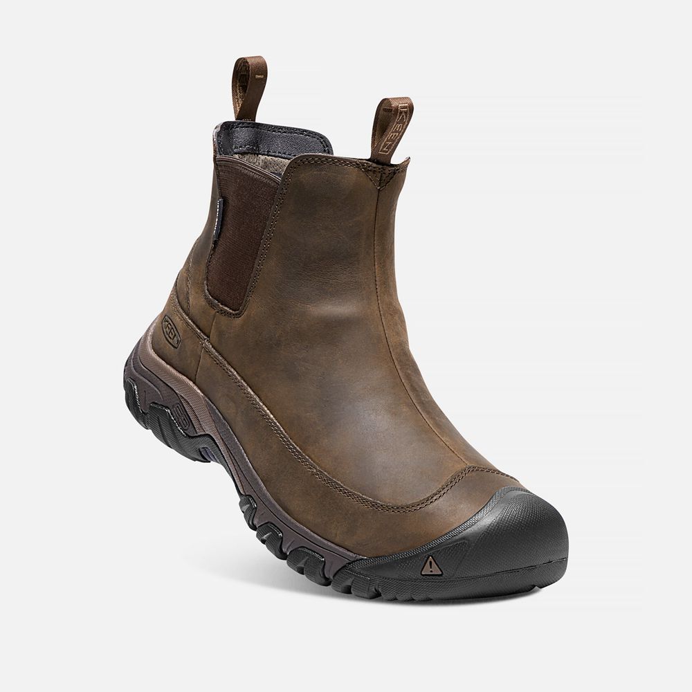 Bottes Chelsea Keen Homme Marron | Anchorage Iii Waterproof | LQMZB-6419